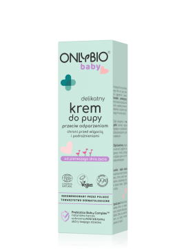 ONLYBIO Baby Delikatny krem do pupy przeciw odparzeniom 50 ml