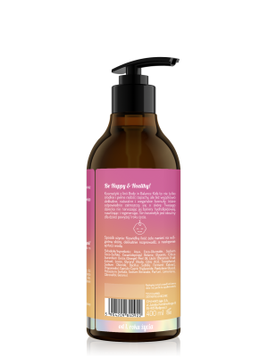 Body in Balance Kids by ONLYBIO Liczi i pomarańcza żel do mycia ciała dla dzieci 400ml