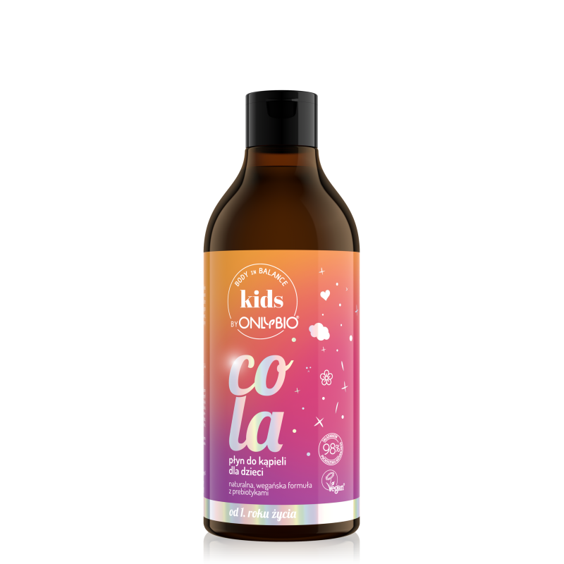 Body in Balance Kids by ONLYBIO Płyn do kąpieli dla dzieci cola 500ml