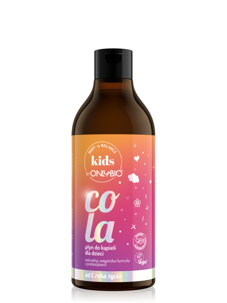 Body in Balance Kids by ONLYBIO Płyn do kąpieli dla dzieci cola 500ml