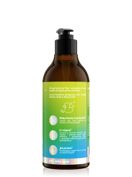 Body in Balance Kids by ONLYBIO Żel pod prysznic dla dzieci kiwi i winogrono 400ml