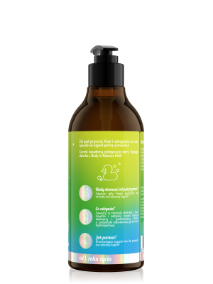 Body in Balance Kids by ONLYBIO Żel pod prysznic dla dzieci kiwi i winogrono 400ml
