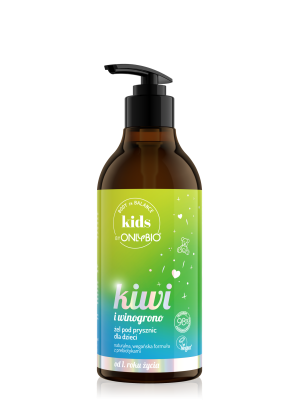 Body in Balance Kids by ONLYBIO Żel pod prysznic dla dzieci kiwi i winogrono 400ml