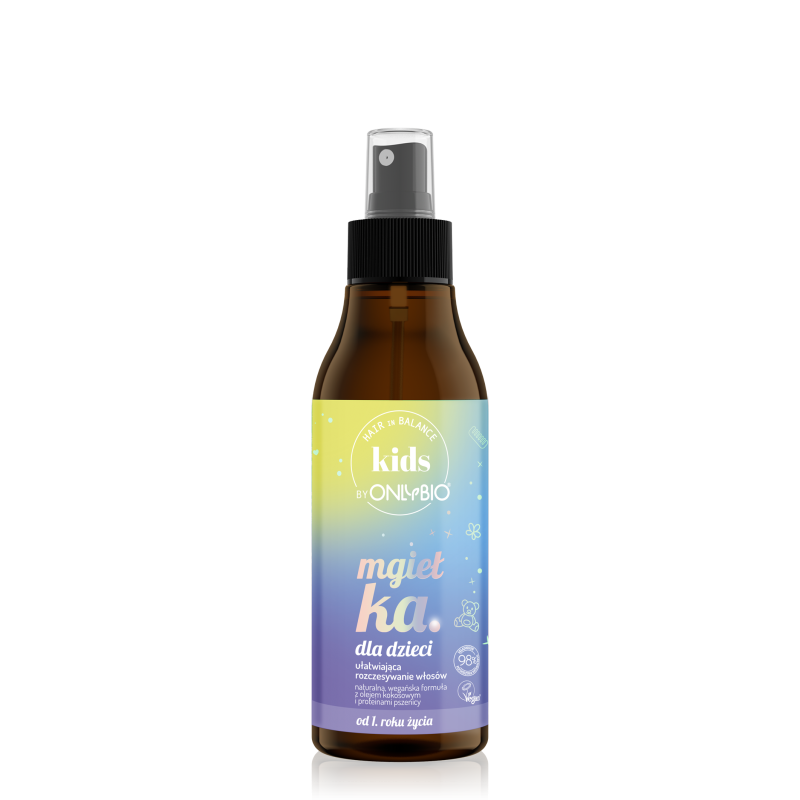 Hair in Balance Kids by ONLYBIO Mgiełka dla dzieci ułatwiająca rozczesywanie włosów 150ml