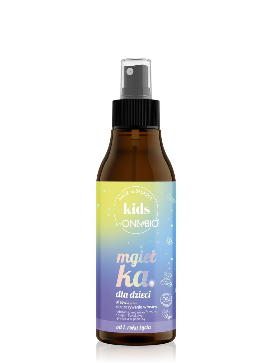 Hair in Balance Kids by ONLYBIO Mgiełka dla dzieci ułatwiająca rozczesywanie włosów 150ml