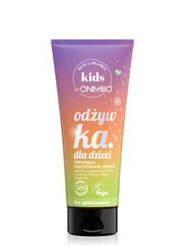 Hair in Balance KIDS by ONLYBIO Odżywka bez spłukiwania ułatwiająca rozczesywanie włosów 200ml