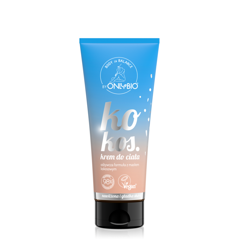Body in Balance by ONLYBIO Krem do ciała kokosowy 200 ml