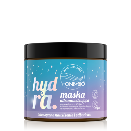Hair in Balance by ONLYBIO Hydra Maska ultranawilżająca, 400ml