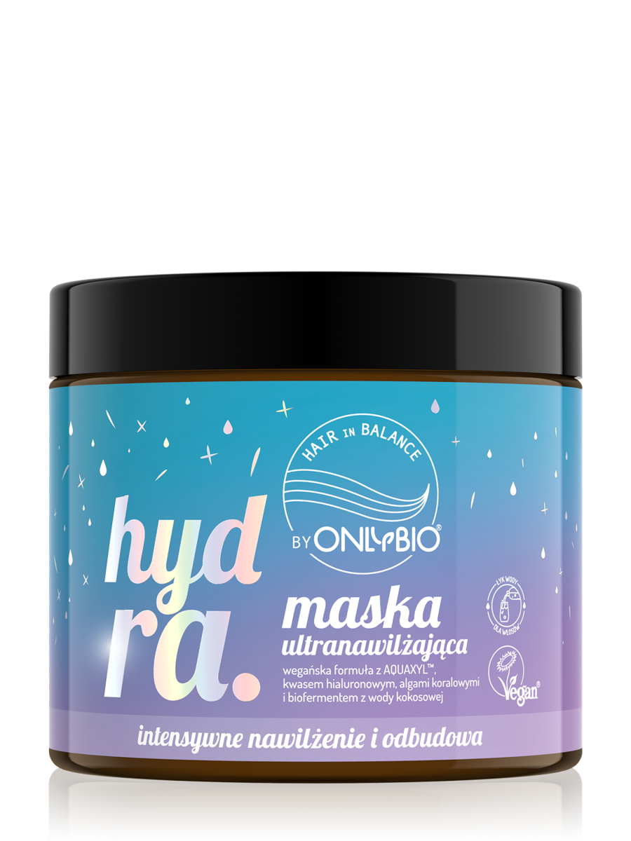 Hair in Balance by ONLYBIO Hydra Maska ultranawilżająca, 400ml