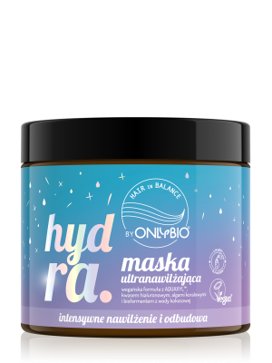 Hair in Balance by ONLYBIO Hydra Maska ultranawilżająca, 400ml