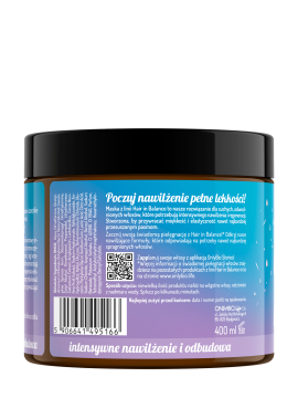 Hair in Balance by ONLYBIO Hydra Maska ultranawilżająca, 400ml