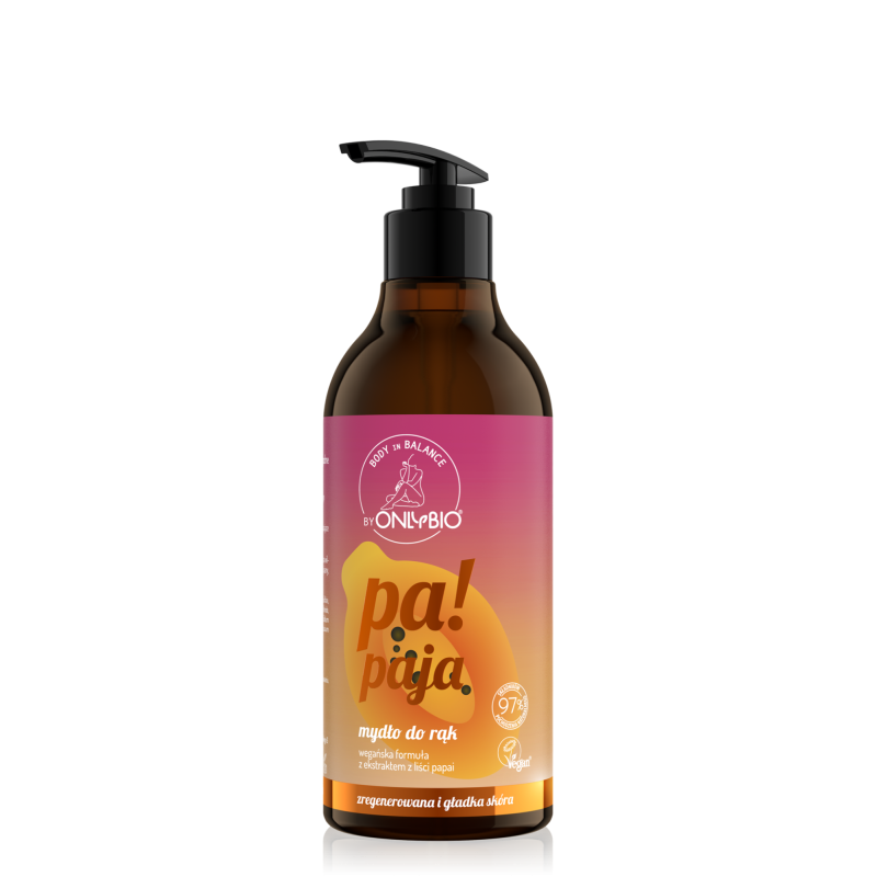 Body in Balance by ONLYBIO Mydło do rąk Papaja 400 ml