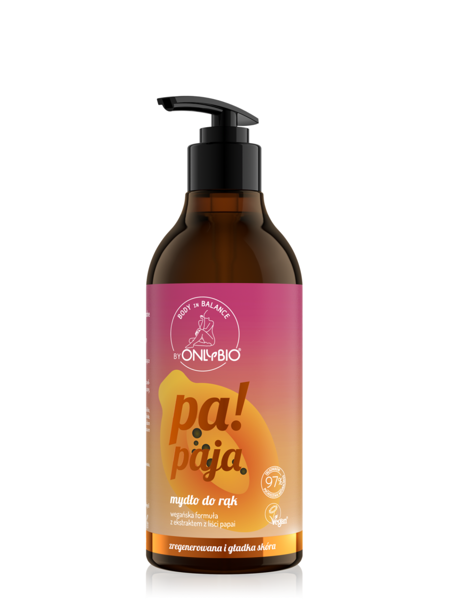 Body in Balance by ONLYBIO Mydło do rąk Papaja 400 ml