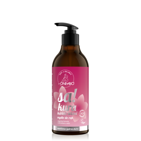 Body in Balance by ONLYBIO Mydło do rąk Sakura kwiat wiśni 400 ml