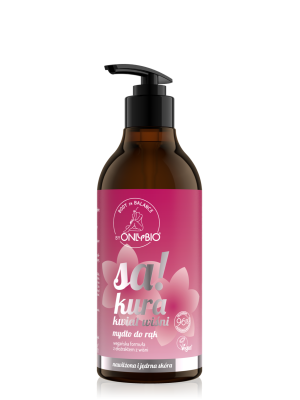 Body in Balance by ONLYBIO Mydło do rąk Sakura kwiat wiśni 400 ml