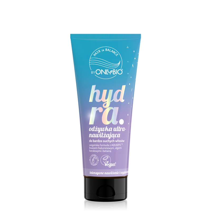 Hair in Balance by ONLYBIO Hydra Odżywka ultranawilżająca do bardzo suchych włosów, 200 ml
