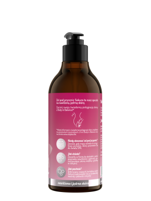 Body in Balance by ONLYBIO Żel pod prysznic Sakura kwiat wiśni 400 ml