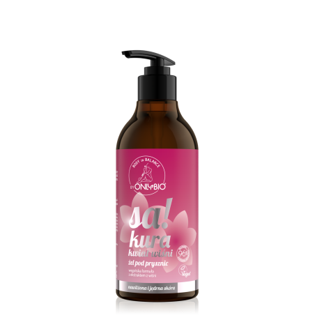 Body in Balance by ONLYBIO Żel pod prysznic Sakura kwiat wiśni 400 ml