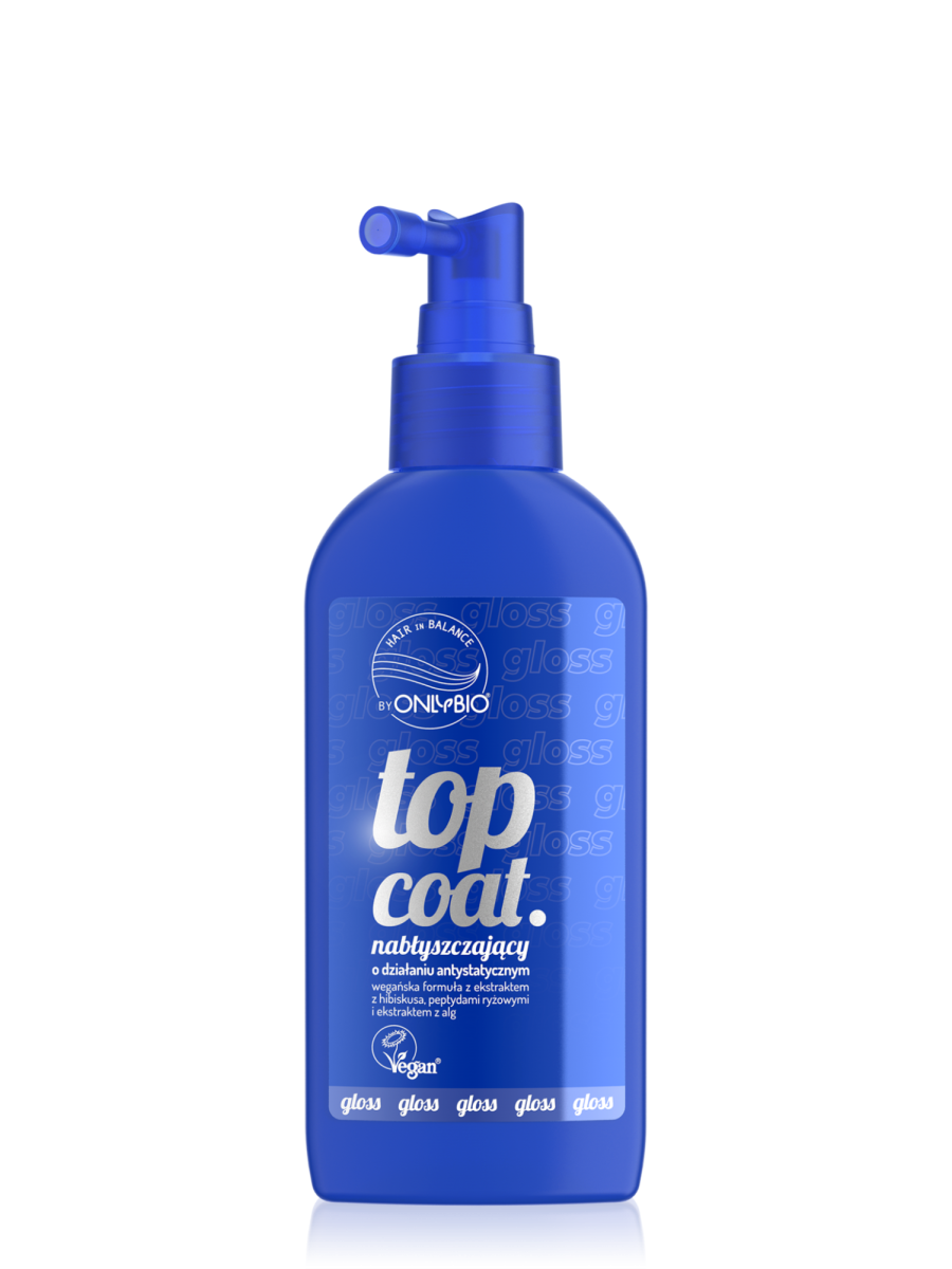 Hair in Balance by ONLYBIO Volume Top coat nabłyszczający o działaniu antystatycznym 150 ml