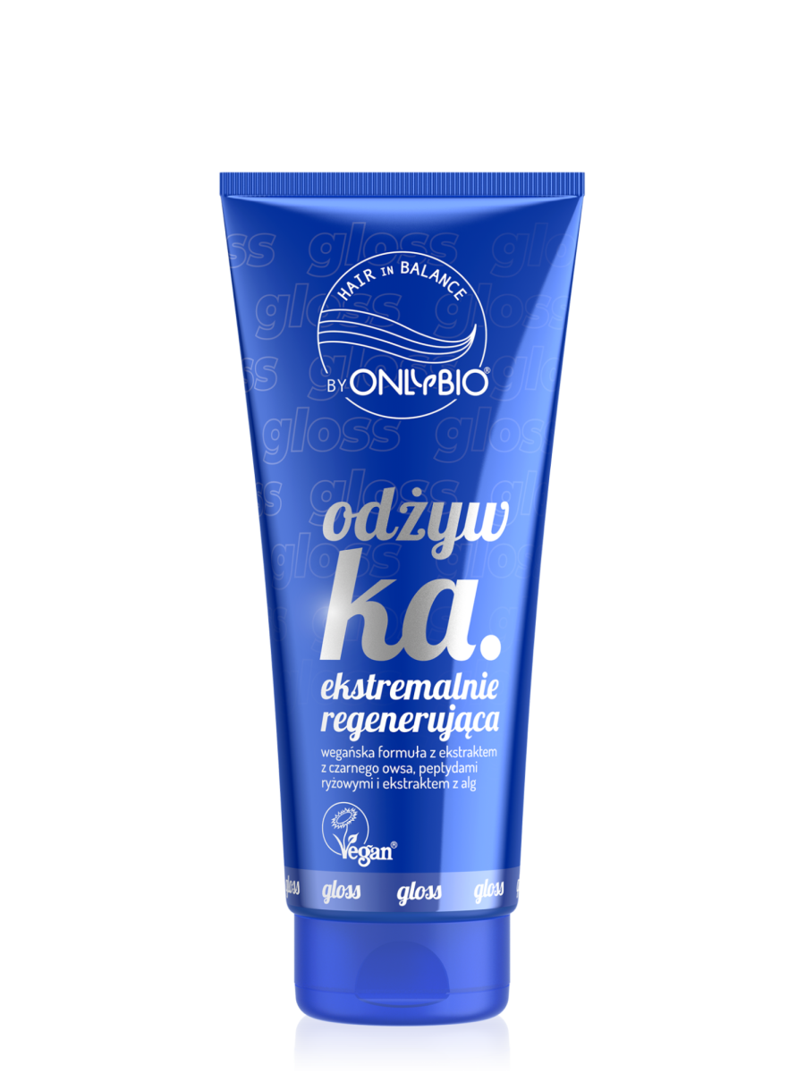 Hair in Balance by ONLYBIO Volume Odżywka ekstremalnie regenerująca 200 ml