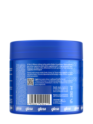 Hair in Balance by ONLYBIO Volume Maska wzmacniająca włókna włosa 280 ml