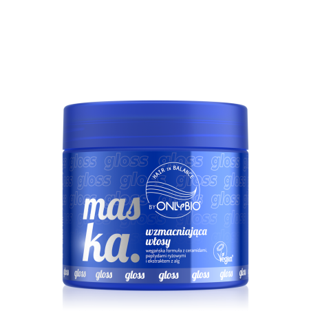 Hair in Balance by ONLYBIO Volume Maska wzmacniająca włókna włosa 280 ml