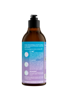 Hair in Balance by ONLYBIO Hydra Szampon ultranawilżający do bardzo suchej skóry głowy i włosów, 400ml