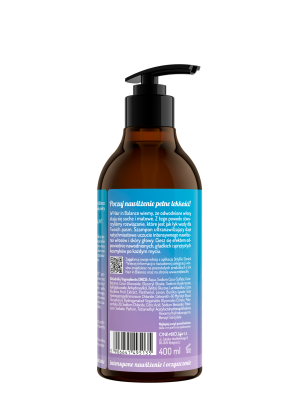 Hair in Balance by ONLYBIO Hydra Szampon ultranawilżający do bardzo suchej skóry głowy i włosów, 400ml