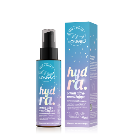 Hair in Balance by ONLYBIO Hydra Serum ultranawilżające z efektem nabłyszczenia, 100ml