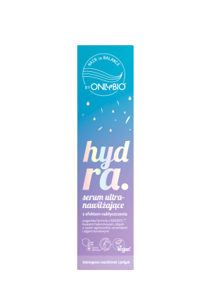 Hair in Balance by ONLYBIO Hydra Serum ultranawilżające z efektem nabłyszczenia, 100ml