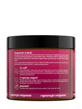 Hair in Balance by ONLYBIO Kolor Maska - kuracja odbudowująca 280 ML