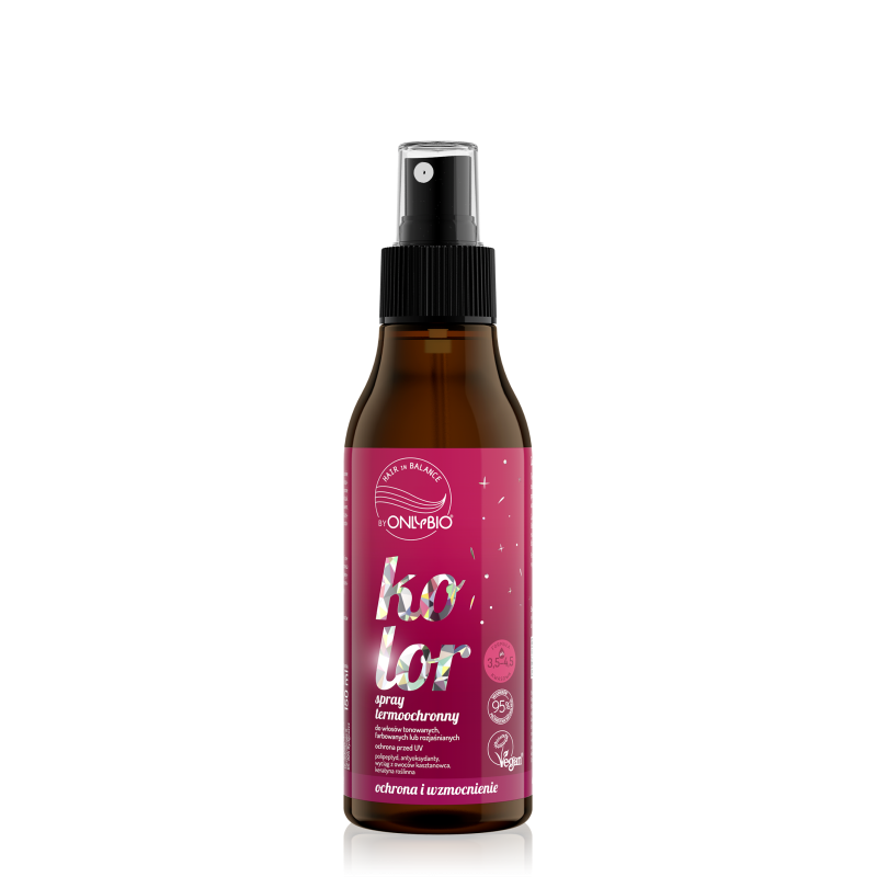 Hair in Balance by ONLYBIO Kolor Spray termoochronny ochrona przed UV 150 ml