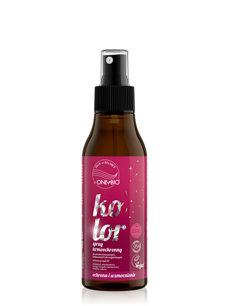 Hair in Balance by ONLYBIO Kolor Spray termoochronny ochrona przed UV 150 ml