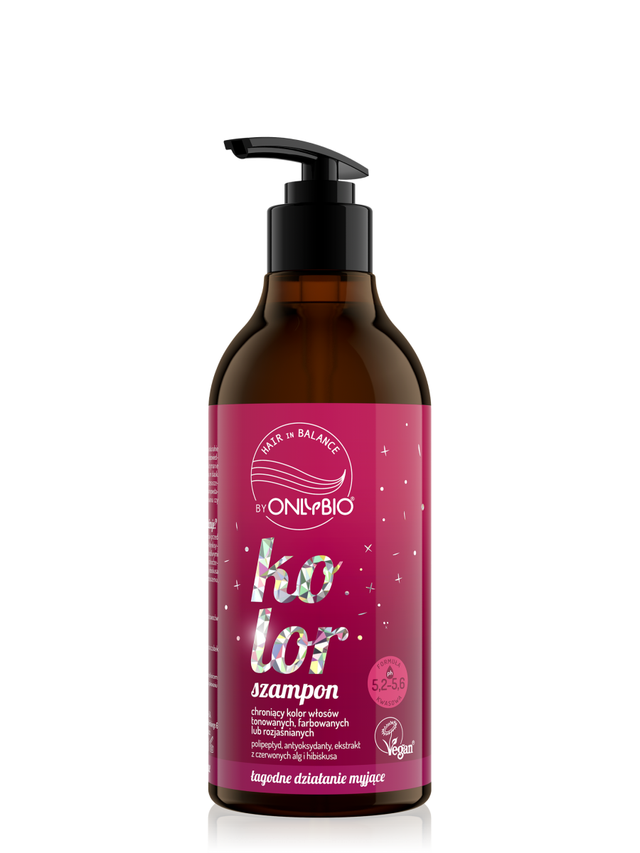 Hair in Balance by ONLYBIO Kolor Szampon chroniący kolor włosów 400 ml