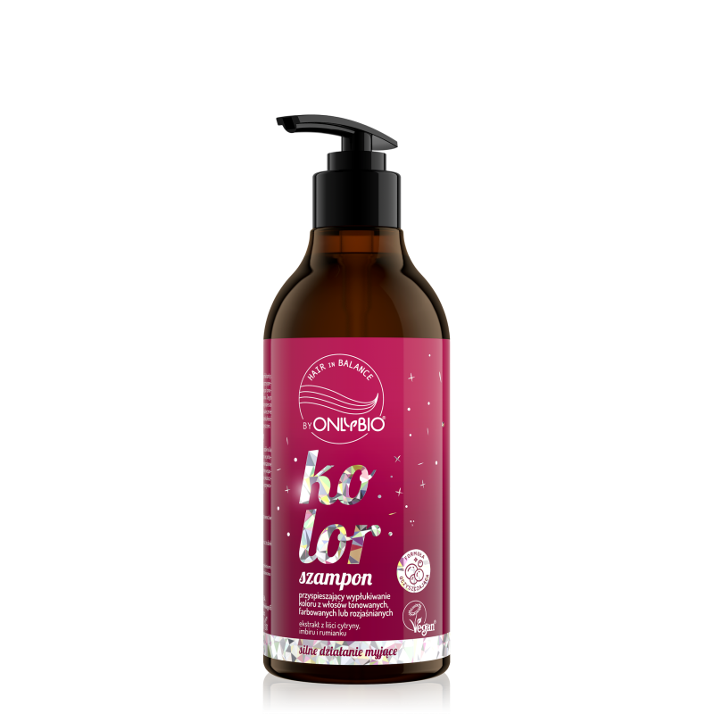Hair in Balance by ONLYBIO Kolor Szampon przyspieszający wypłukiwanie koloru 400 ml