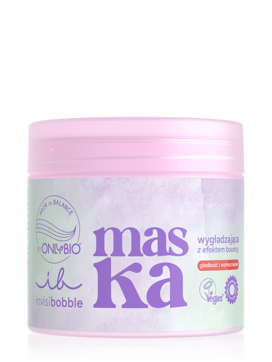 OnlyBio x Invisibobble Hair in Balance Maska wygładzająca z efektem bouncy 280 ml