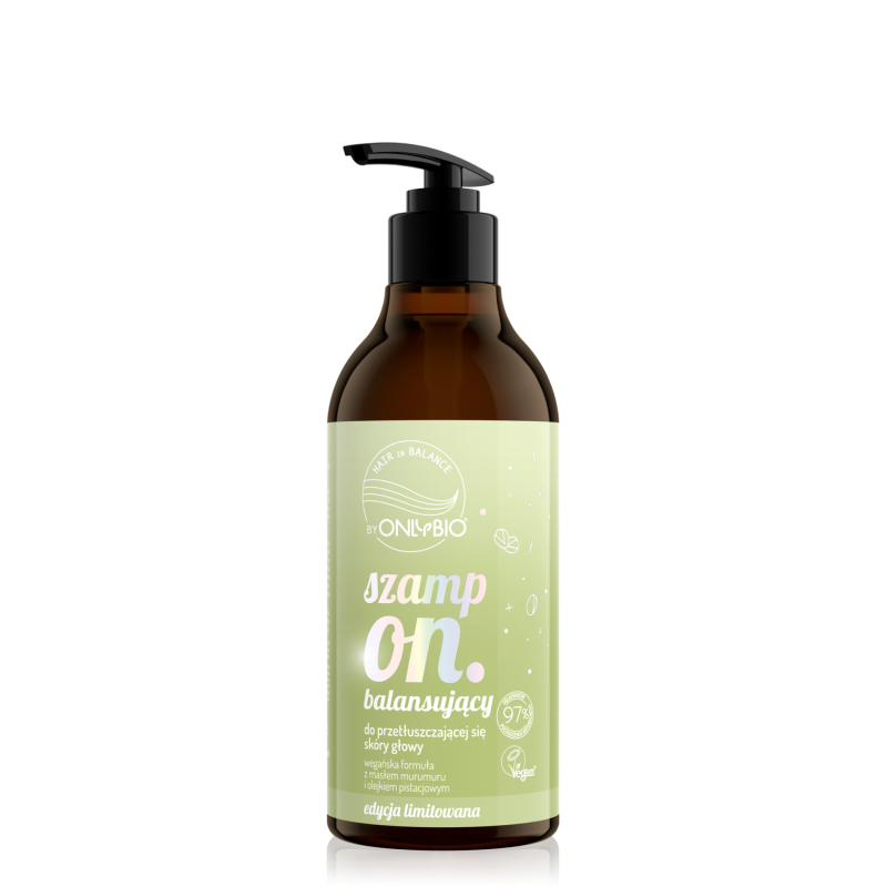 Hair in balance by OnlyBio Szampon balansujący Pistacja 400 ml