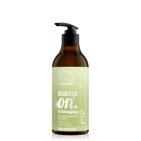 Hair in balance by OnlyBio Szampon balansujący Pistacja 400 ml