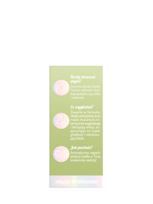 Hair in balance by OnlyBio Olejek wygładzający do włosów Pistacja 20 ml