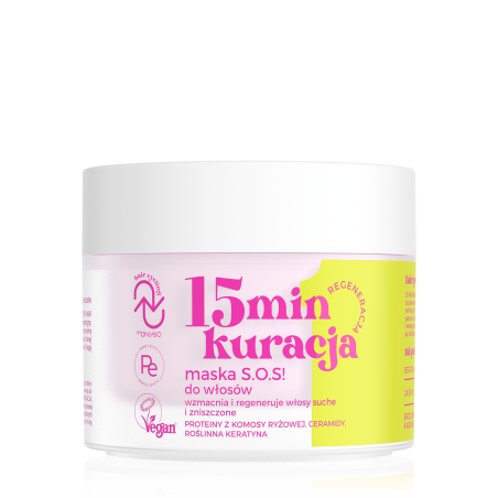 Hair Cycling by ONLYBIO Regeneracja 15 minutowa kuracja maska S.O.S! do włosów 280ml