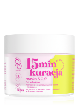 Hair Cycling by ONLYBIO Regeneracja 15 minutowa kuracja maska S.O.S! do włosów 280ml