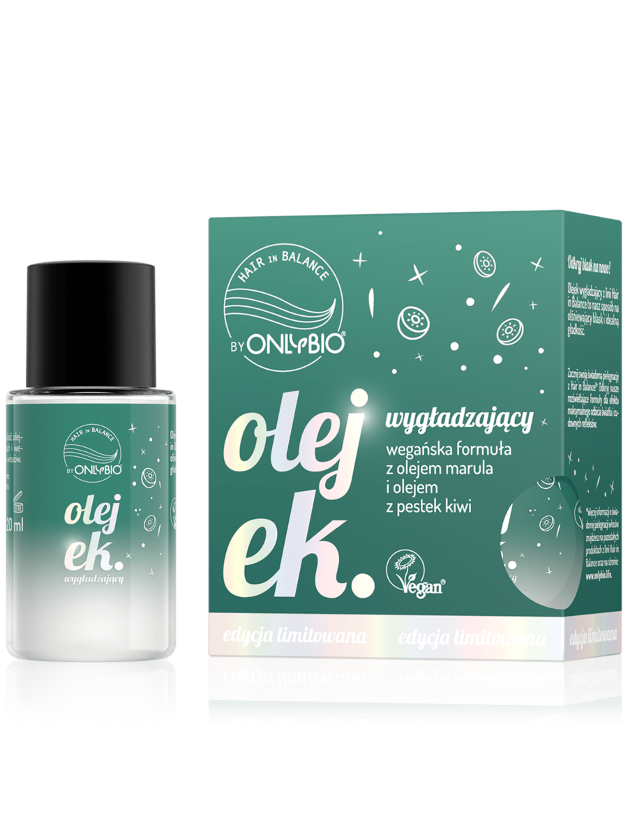 Hair in balance by OnlyBio Olejek wygładzający do włosów Kiwi 20 ml