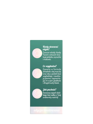 Hair in balance by OnlyBio Olejek wygładzający do włosów Kiwi 20 ml