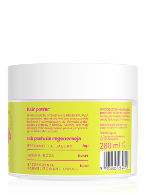 Hair Cycling by ONLYBIO Regeneracja 15 minutowa kuracja maska S.O.S! do włosów 280ml