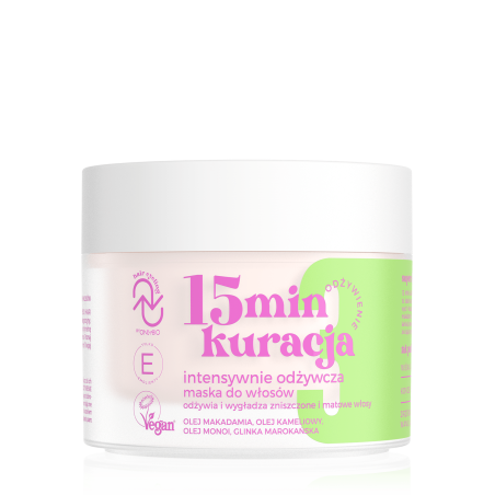 Hair Cycling by ONLYBIO Odżywienie 15minutowa kuracja intensywnie odżywcza maska do włosów 280ml