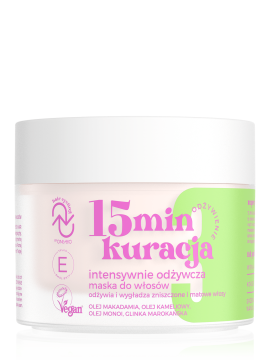 Hair Cycling by ONLYBIO Odżywienie 15minutowa kuracja intensywnie odżywcza maska do włosów 280ml