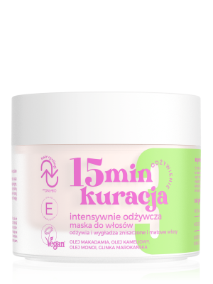 Hair Cycling by ONLYBIO Odżywienie 15minutowa kuracja intensywnie odżywcza maska do włosów 280ml