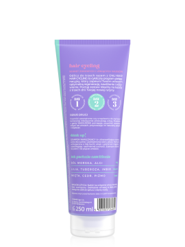 Hair Cycling by ONLYBIO Nawilżenie szampon do włosów i skóry głowy 250ml