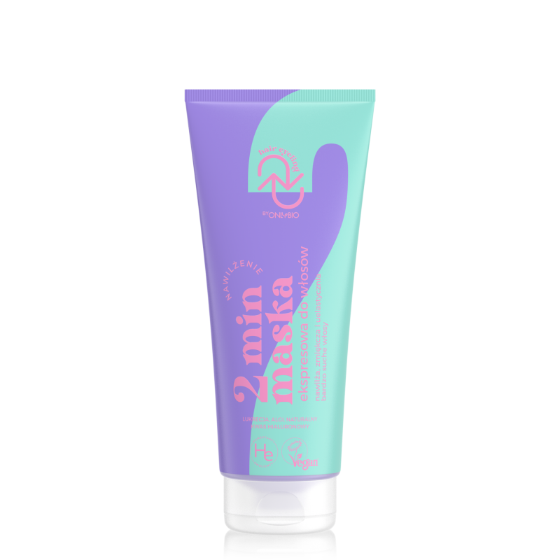 Hair Cycling by ONLYBIO Nawilżenie 2 minutowa maska ekspresowa do włosów 200ml