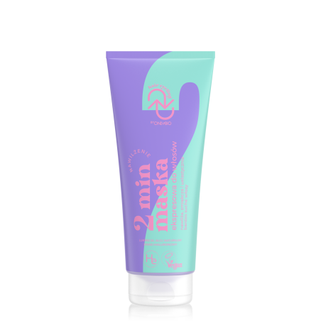 Hair Cycling by ONLYBIO Nawilżenie 2 minutowa maska ekspresowa do włosów 200ml